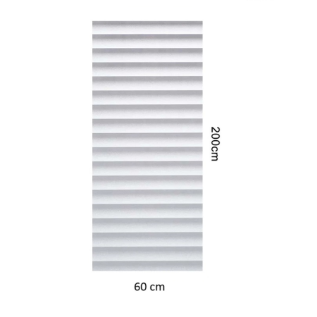 Folie Decorativa pentru Geamuri cu Protectie UV – Model Imitatie Jaluzele 200 x 60 cm [1]