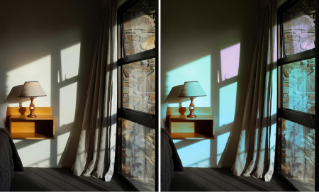 Folie Geam Cameleon Blue Reflexivă UV – Reducere Caldura si Protectie UV [2]