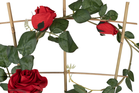 Ghirlande flori artificiale dedeman ghrilanda trandafiri rosii ajumbo dedeman lidl kaufland ghirlanda trandafiri rosii decoratiune ieftina nunta botez aniversare Ghirlande flori artificiale ieftine Ghirlande flori artificiale emag Ghirlande flori artificiale glixicom 170 cm [4]