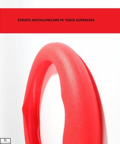 Husa Volan Universala din Silicon Negru Husa volan silicon emag Protectie Siguranta si Confort la Volan Diametru 33-40 cm Husa volan silicon dedeman [17]