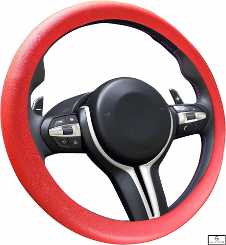 Folii Auto & Tunning - Husa Volan Universala din Silicon Negru Husa volan silicon emag Protectie Siguranta si Confort la Volan Diametru 33-40 cm Husa volan silicon dedeman