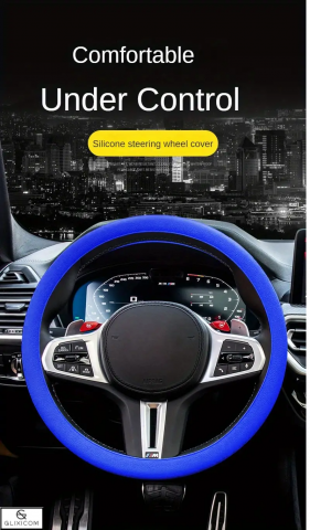 Husa Volan Universala din Silicon Negru Husa volan silicon emag Protectie Siguranta si Confort la Volan Diametru 33-40 cm Husa volan silicon dedeman [28]