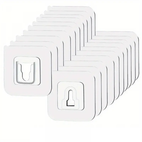 Set 5 Dispozitive Duble pentru Agatat si Suspendat Obiecte Autoadezive 6 x 6 cm [6]