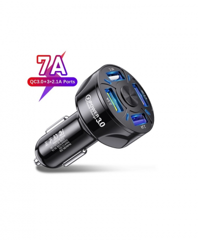 Auto & Moto - incarcator auto fast charge universal 3.0 incarcator masina camion incarcator rapid 4 porturi usb
