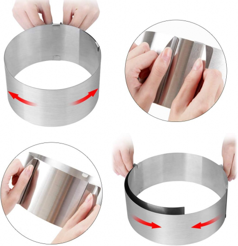 Inel reglabil tort jumbo auchan carrefour Inel reglabil tort cu feliator  kaufland inel rglabil tort glixicom inel reglabil tort cu feliator ieftin diametru 24 si 30 cm [7]