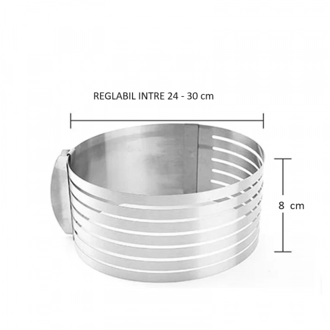 Inel reglabil tort jumbo auchan carrefour Inel reglabil tort cu feliator  kaufland inel rglabil tort glixicom inel reglabil tort cu feliator ieftin diametru 24 si 30 cm [2]