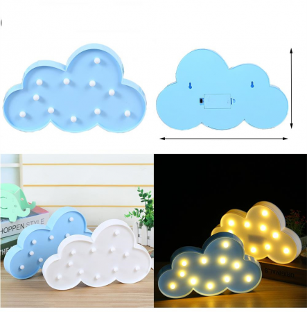 Lampa de Veghe LED Norisor Bleu cu 11 Led-uri