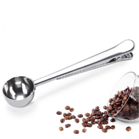 Lingura Dozatoare pentru Cafea cu Maner Tip Cleste Zimtat Prindere Pungi [5]