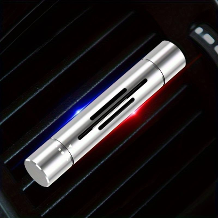 Odorizant Auto din Aluminiu cu 5 Rezerve Uleiuri Esențiale – Parfum Auto Premium, Design Elegant si Aroma Intensa de Durata [9]