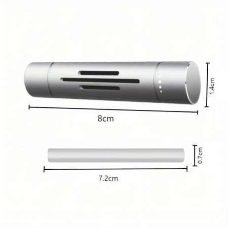 Odorizant Auto din Aluminiu cu 5 Rezerve Uleiuri Esențiale – Parfum Auto Premium, Design Elegant si Aroma Intensa de Durata [12]