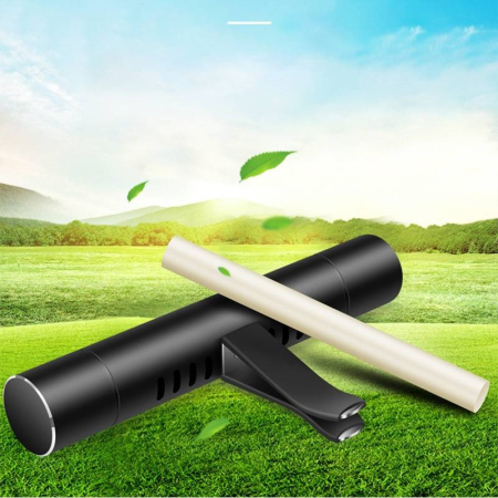 Odorizant Auto din Aluminiu cu 5 Rezerve Uleiuri Esențiale – Parfum Auto Premium, Design Elegant si Aroma Intensa de Durata [6]