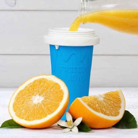 Stickere si Accesorii Decorative - Pahar pentru facut Slushy Suc Inghetat Milkshake Cup Frozen Pahar Slushy Maker Emag Pahar Suc inghetat Ice Cup
