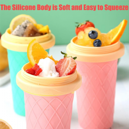 Pahar pentru facut Slushy Suc Inghetat Milkshake Cup Frozen Pahar Slushy Maker Emag Pahar Suc inghetat Ice Cup [7]