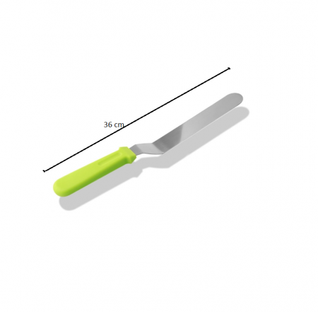 Paleta  pentru Ornare Tort si Prajituri din Inox 36 cm G Glixicom® [2]