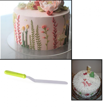 Paleta  pentru Ornare Tort si Prajituri din Inox 36 cm G Glixicom® [3]