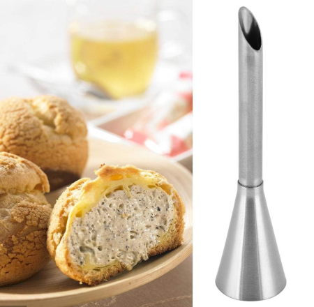 Palnie din Inox pentru Crema - Umplut Gogosi Briose Eclere Croissante sau Cozonaci [2]
