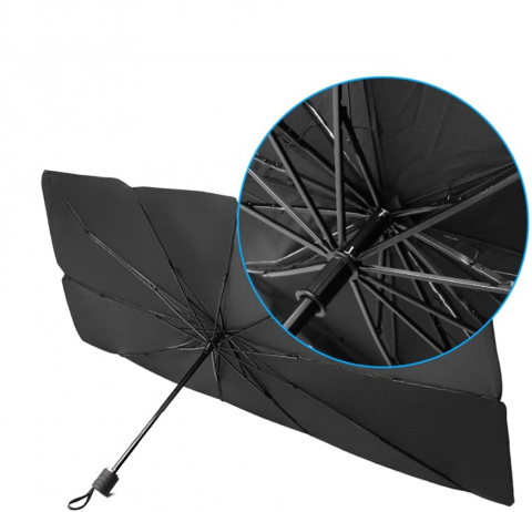 Auto & Moto - Parasolar umbrela dedeman  Parasolar auto carrefour kaufland parasolar auto jumbo parasolar auto izolatie termica 135 cm x 70 cm parasolar auto ieftin glixicom negru cu husa depozitare