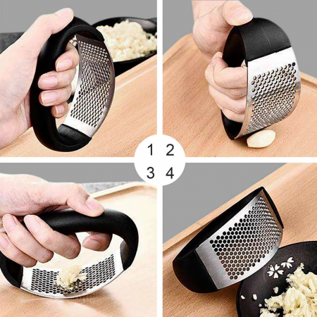 Presa Manuala pentru Usturoi, Ghimbir sau Alune, Inox [2]