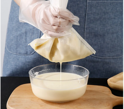 Toate Produsele - Punga pentru Filtrat si Strecurat Alimente cu Plasa Fina Reutilizabila Inchidere cu Snur 30 x 20 cm Glixicom