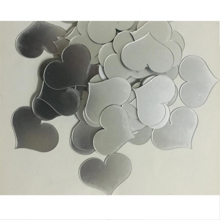 Set 100 Oglinzi Acrilice Decorative in Forma de Inima Autoadezive [4]