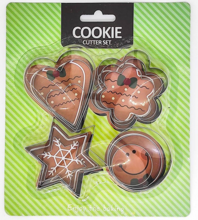 Set 12 Forme Metalice pentru Fursecuri Prajituri sau Gogosi cu Marimi Diferite [4]