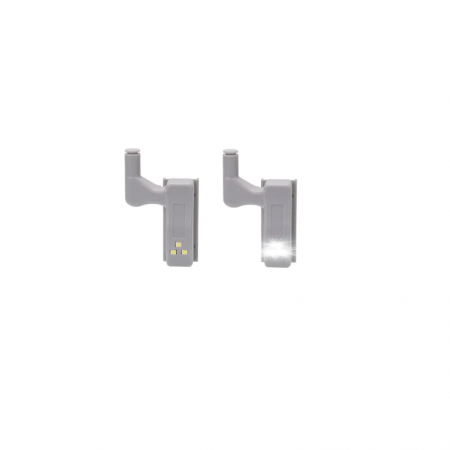 Set 2 Lampi cu LED pentru Iluminare Dulap cu Prindere pe Balamale G Glixicom®