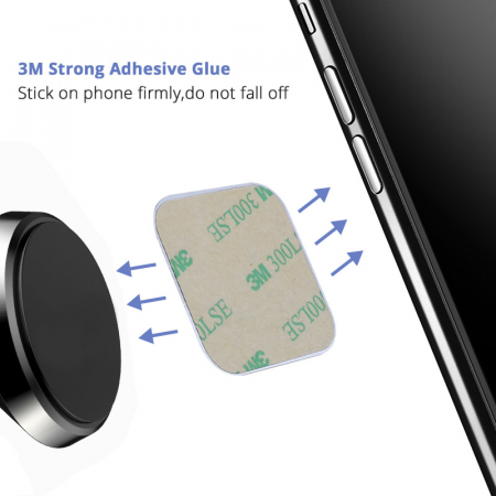 Set 2 Placute Metalice Autoadezive pentru Telefon sau Tableta [4]