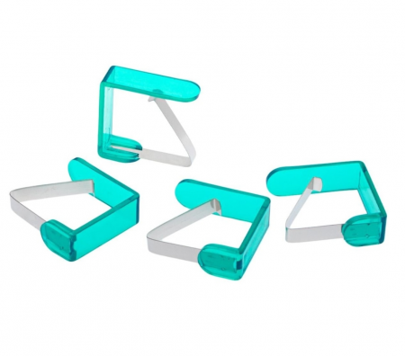 Set 4 Bucati Clema Fixare Fata de Masa din PVC si Otel [2]