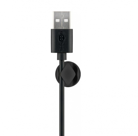 Set 4 Cleme pentru Organizarea Cablurilor Autoadezive Negru [1]
