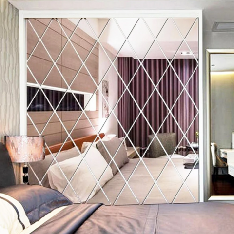 oglinzi decorative model romb autoadezive pentru hol baie bucatarie sufragerie din acril oglinzi moderne decorative dedeman ikea jumbo oglinda decorativa ieftina glixicom mobila sau perete [1]