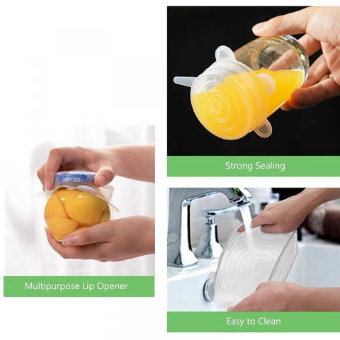 capace silicon reutilizabile pentru vase fructe boluri borcane cesti cani pahare legume capace depozitare mancare frigider silicon alimentar jumbo pepco auchan emag capace silicon ieftine glixicom [7]