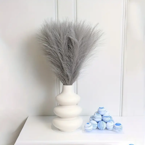 Iarba de pampas decorativa iarba de pampas dedeman artficiala din matase iarba artificiala decorativa emag plante/flori decorative ornamentale, ornament interior, frunze decor pentru botez nunta dedeman jysk leroy [5]
