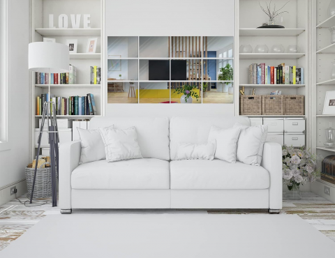 Set oglinzi acrilice  model dreptunghi 10x 15 cm, argintiu, oglinda acrilica perete mare decortiva dedeman dormitor rama ikea baie dedeman jysk  emag pret ieftin  mobexpert moderne ieftine leroy merlin autocolant  dreptunghi [8]