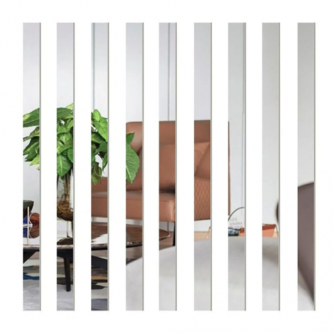 Set oglinzi acrilice  model dreptunghi  argintiu, oglinda acrilica perete mare decortiva dedeman dormitor rama ikea baie dedeman jysk  emag pret ieftin  mobexpert moderne ieftine leroy merlin autocolant  dreptunghi   35 x 8 cm glixicom [5]