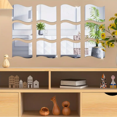 oglinzi decorative model valuri autoadezive pentru hol baie bucatarie sufragerie din acril oglinzi moderne decorative dedeman ikea jumbo oglinda decorativa ieftina glixicom mobila sau perete [5]