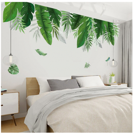 Sticker Decorativ Frunze Exotice 150 x 70 cm G Glixicom®
