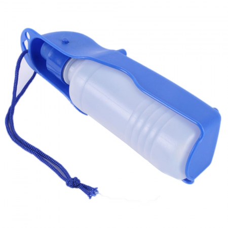 Toate Produsele - Sticla Apa Caini si Pisici cu Castron pentru Adapare - Portabila Capacitate 500 ml