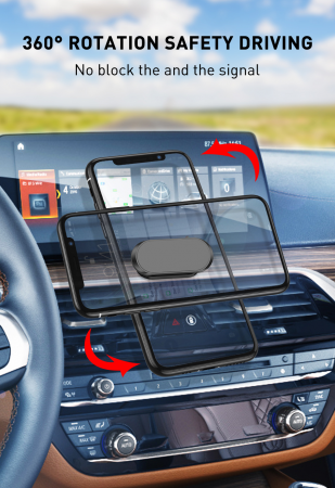 Suport Magnetic Multifunctional pentru Telefon, GPS, Tableta, Casa sau Auto, cu Rotire 360 Grade [5]
