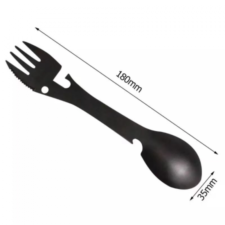 Ustensila Multifunctionala pentru Camping si Drumetii  Tip Spork 5 in 1 G Glixicom® [5]