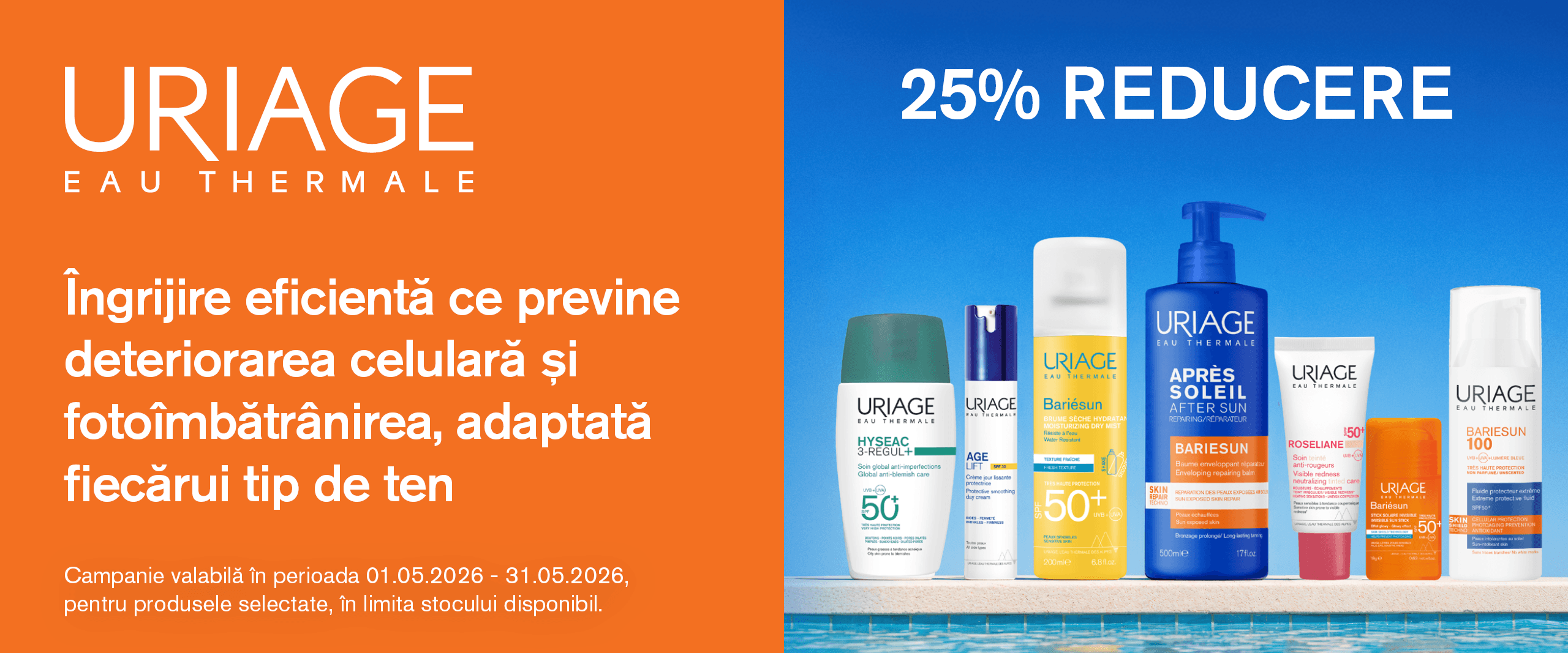 Promo Uriage protectie solara