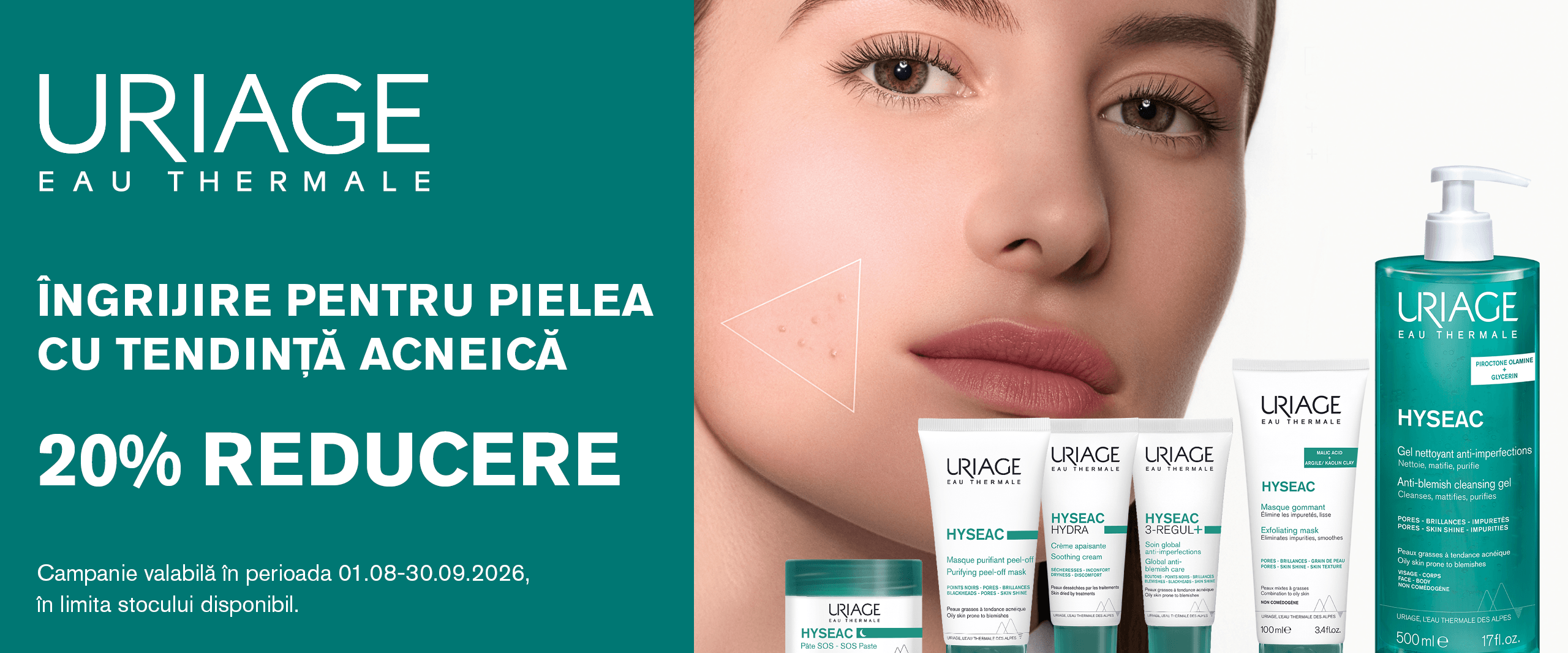 Promo AUGUST URIAGE Hyseac 20