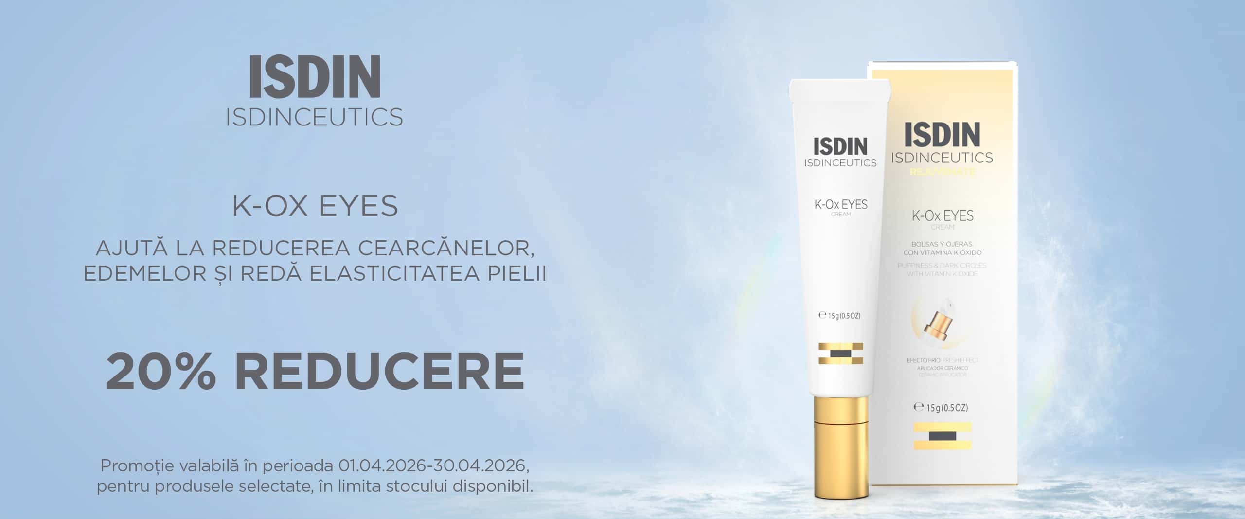 Promo Isdinceutics aprilie Isdin