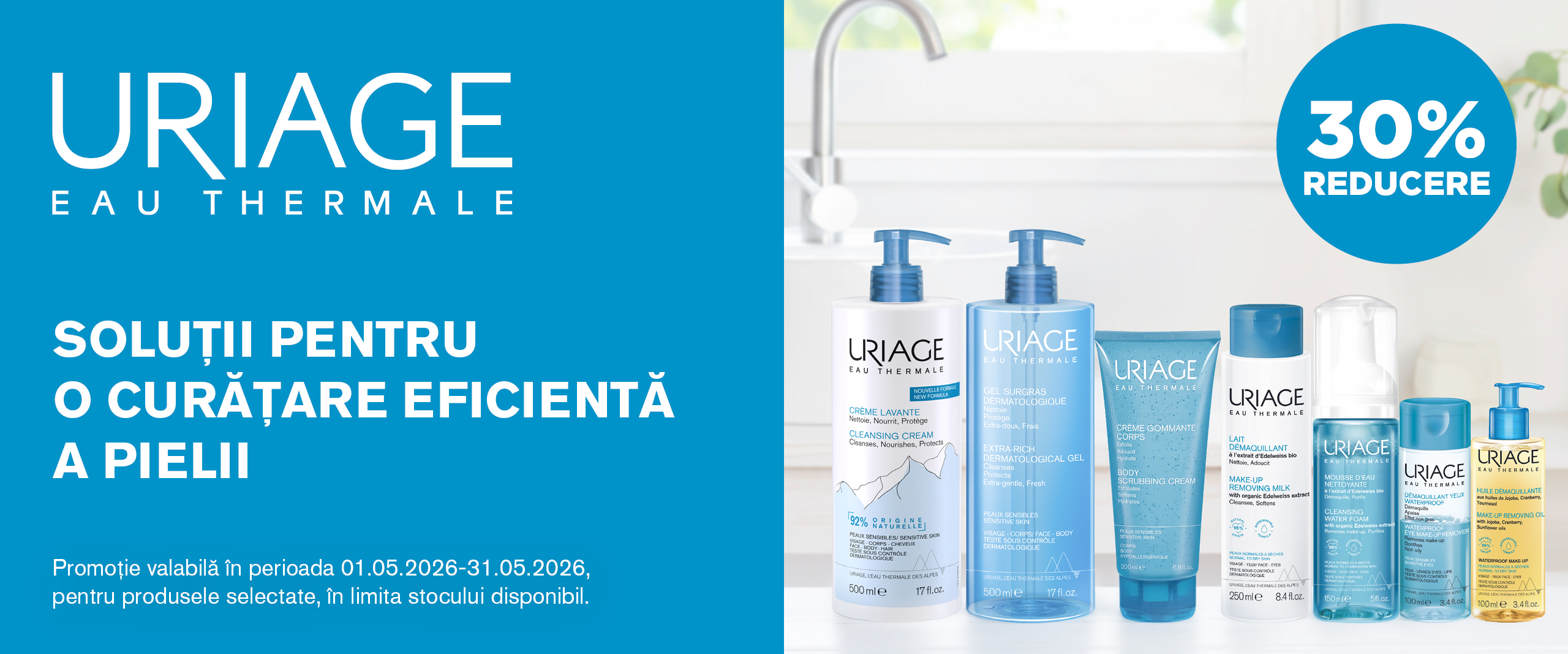 Promo Uriage curatare
