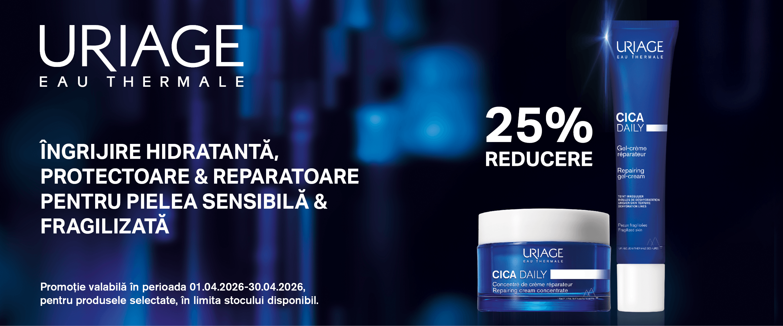 Promo Uriage aprilie cica