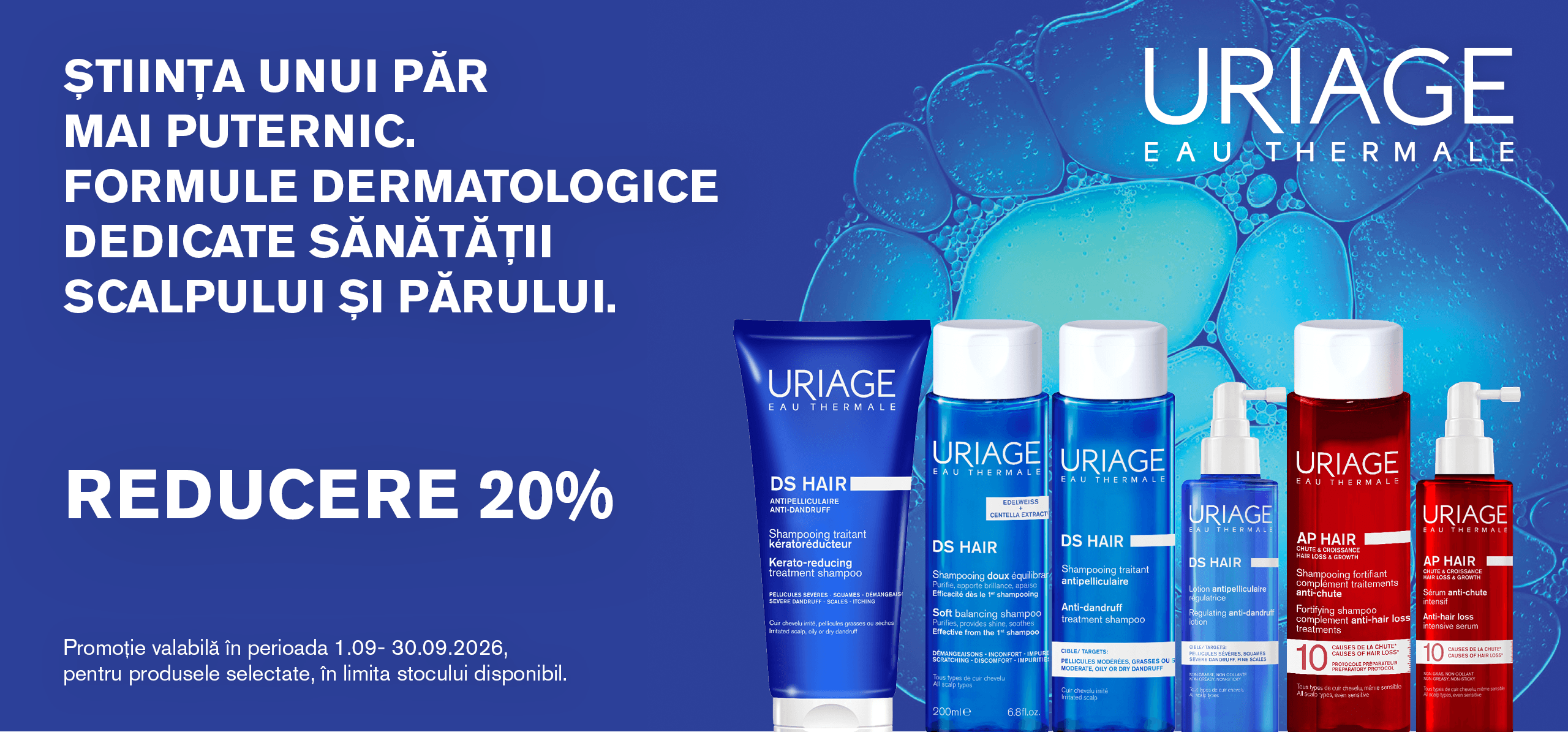 Promo Uriage Par 25% Septembrie 2026