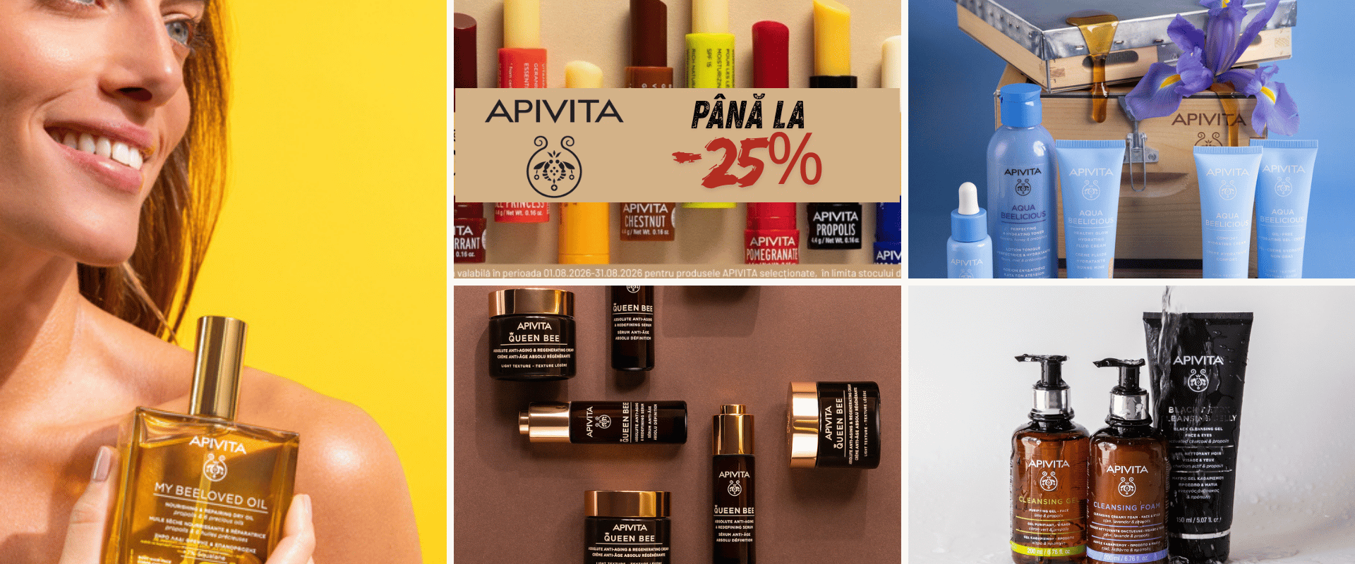 Promo AUGUST APIVITA reduceri de pana la 25