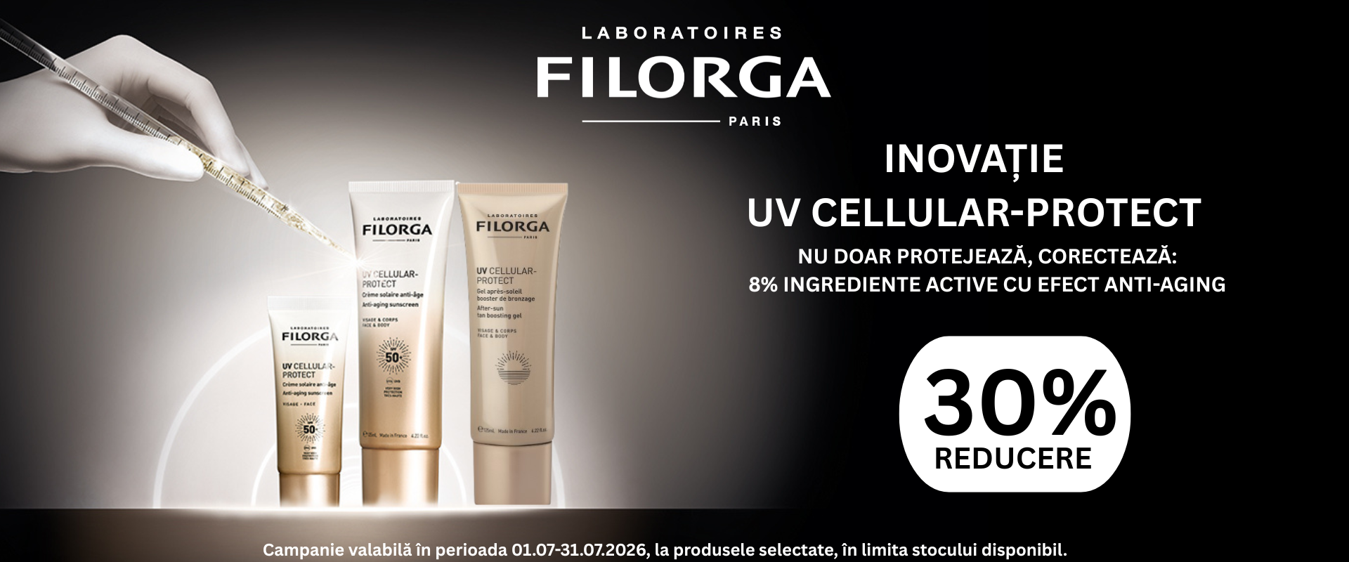 Promo Filorga Solare iulie