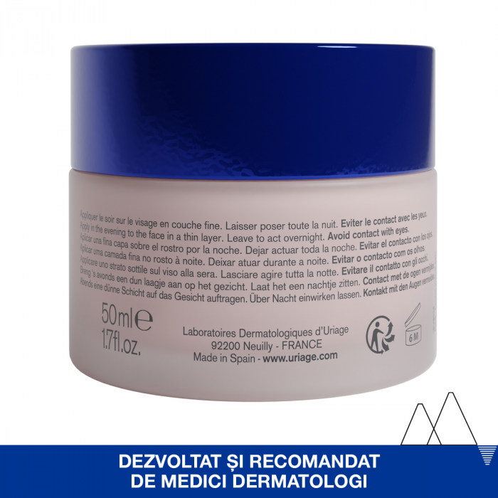 AGE ABSOLU masca de noapte regeneranta pro-colagen 50 ml, Uriage [8]