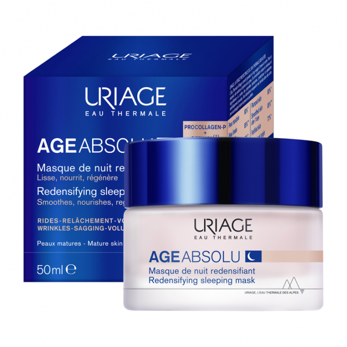 AGE ABSOLU masca de noapte regeneranta pro-colagen 50 ml, Uriage [7]