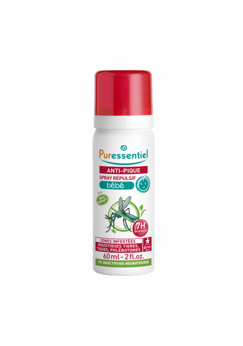 Anti-Sting Spray repelent Baby, 60 ml, Puressentiel [2]
